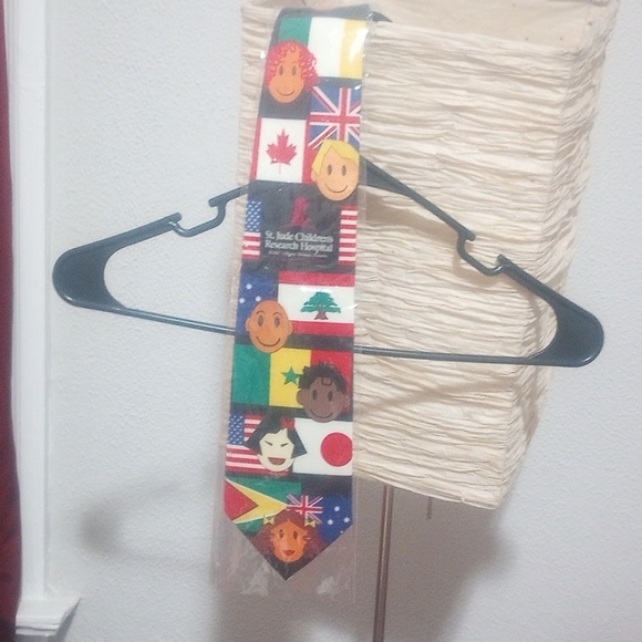 St Jude save the Children polyester Tie multi color men's. New - Picture 1 of 7
